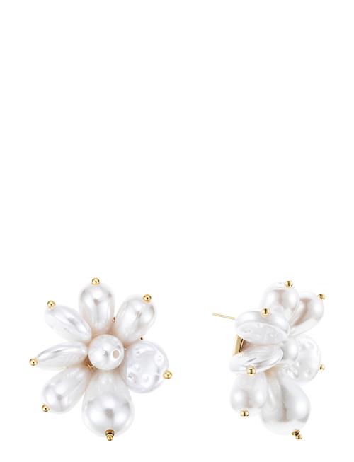 By Jolima Pearl Cluster Earring By Jolima Gold