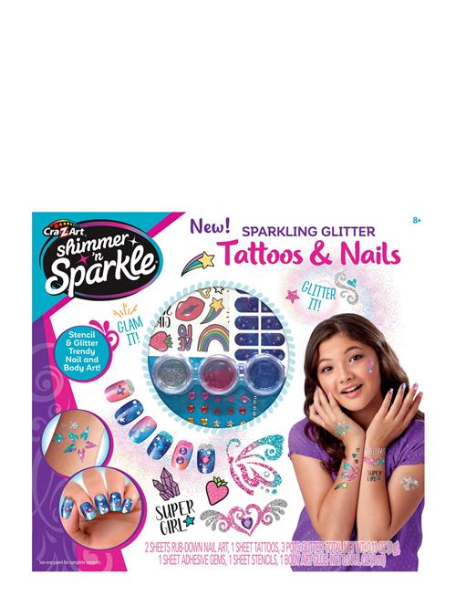 Se SHIMMER N SPARKLE Shimmer N Sparkle Friendship Tattoos And Nails SHIMMER N SPARKLE Patterned ved Booztlet