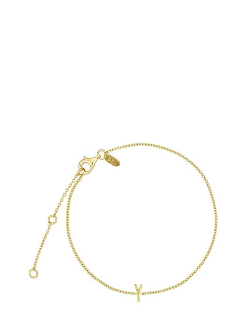 Archetype Bracelet - A-Z Gold Plated Design Letters Gold