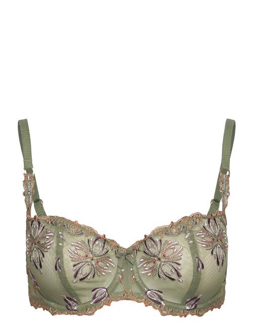 CHANTELLE Champs Elysees Half-Cup Balcony Bra CHANTELLE Green