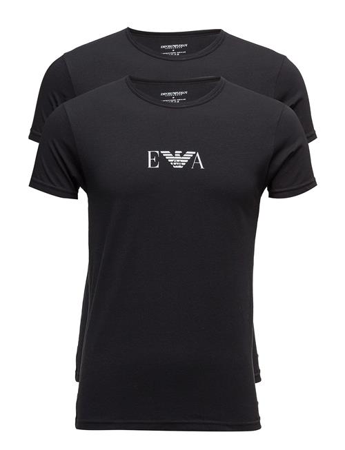 Emporio Armani Mens Knit 2Pack T-Sh Emporio Armani Black