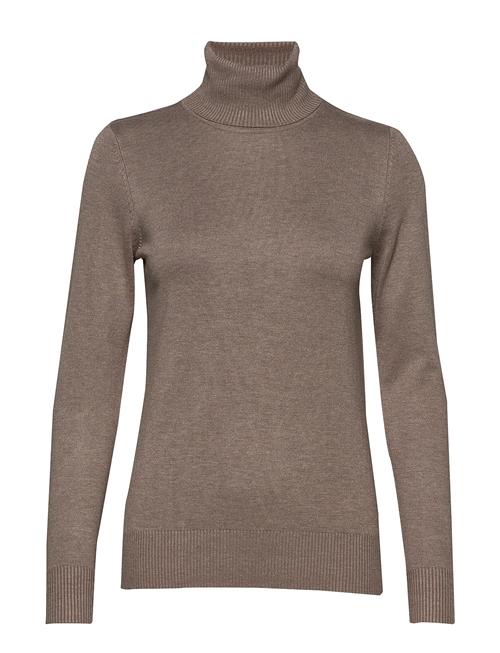 J2046, Milasz Rollneck Pullover Saint Tropez Brown