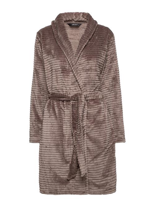 Decoy Decoy Short Robe W/Stripes Decoy Brown