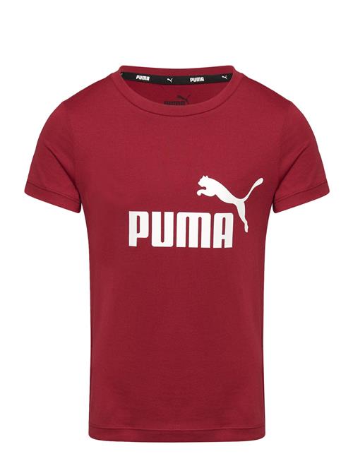 PUMA Ess Logo Tee G PUMA Burgundy