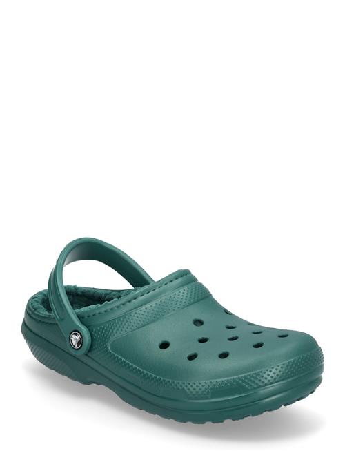 Se Crocs Classic Lined Clog Crocs Green ved Booztlet