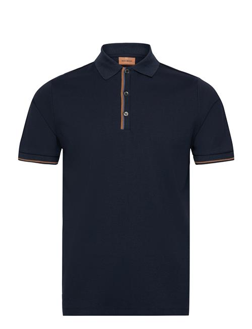 Se Mos Mosh Gallery Mmgharvey Polo Ss Tee Mos Mosh Gallery Navy ved Booztlet