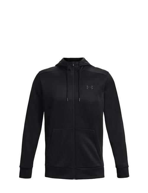 Se Under Armour Ua Armour Fleece Fz Hoodie Under Armour Black ved Booztlet