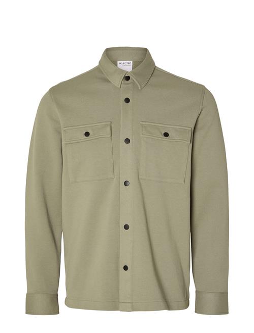 Slhjackie Sweat Jacket Noos Selected Khaki