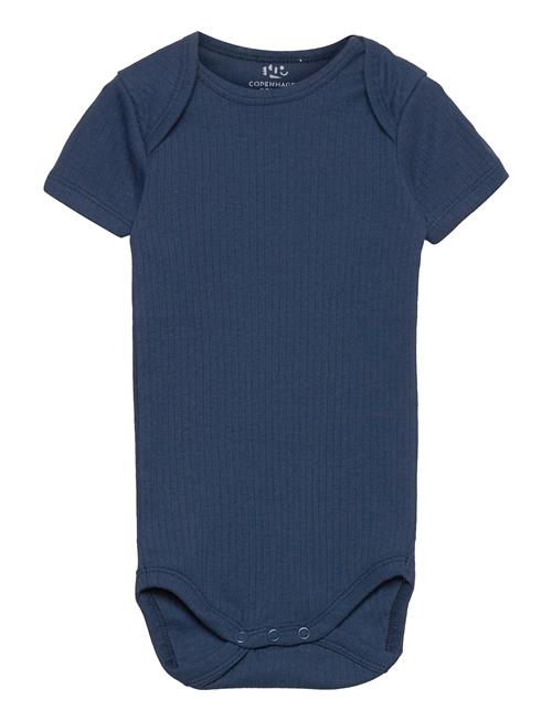 Copenhagen Colors Rib Jersey Short Sleeve Body Copenhagen Colors Navy