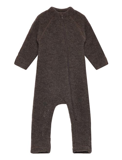 Wool Baby Suit Mikk-line Brown