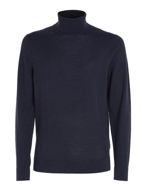 Calvin Klein Merino Rws Turtle Neck Calvin Klein Navy