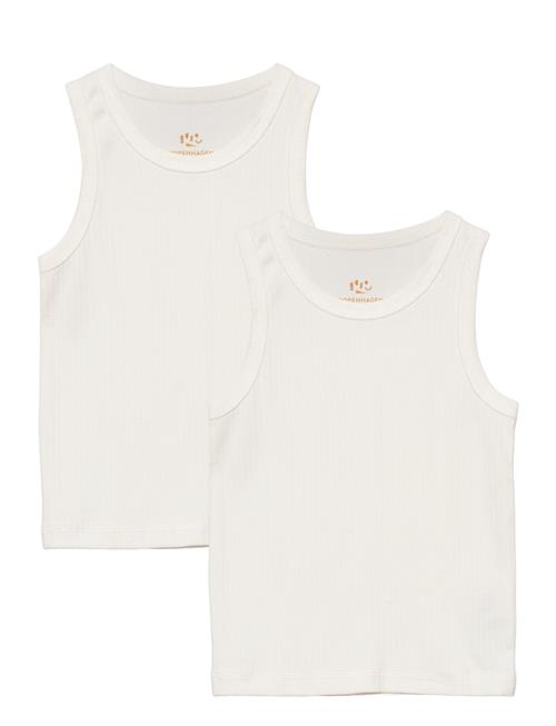 Copenhagen Colors Rib Jersey 2-Pack Tank-Tops Copenhagen Colors Cream