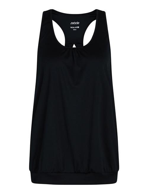 Se ZEBDIA Women Sports Top ZEBDIA Black ved Booztlet