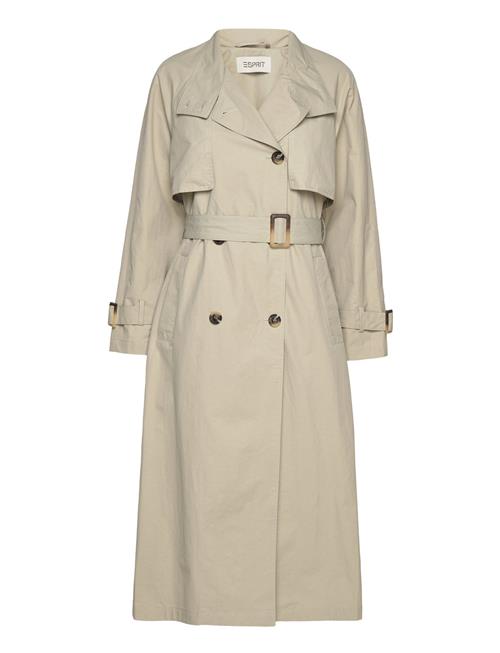 Esprit Casual Trench Coat With Belt Esprit Casual Beige