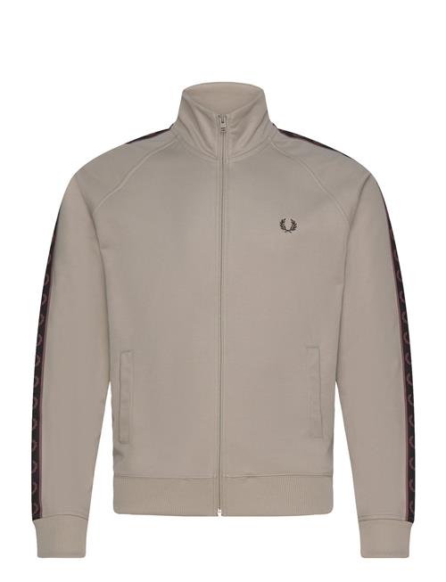 Fred Perry Contrast Tape Track Jkt Fred Perry Brown