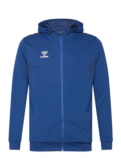 Se Hummel Hmlauthentic Pl Zip Hoodie Hummel Blue ved Booztlet