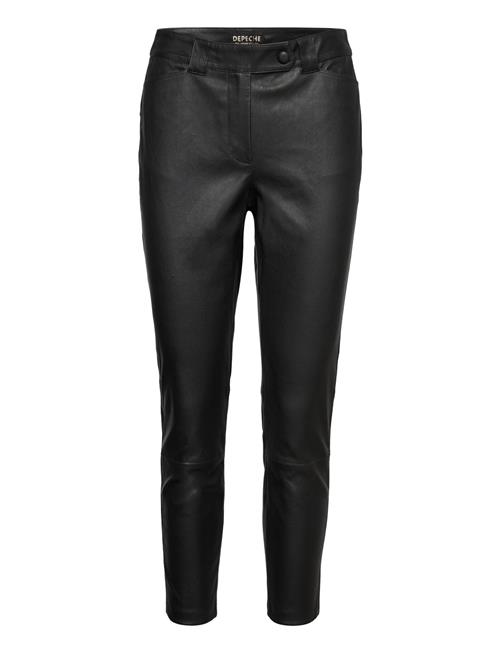 Se DEPECHE Chino Pant 7/8 Pant DEPECHE Black ved Booztlet