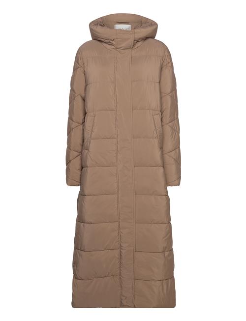 YAS Yasliro Long Padded Coat YAS Beige