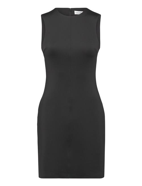 Calvin Klein Technical Knit Mini Tank Dress Calvin Klein Black