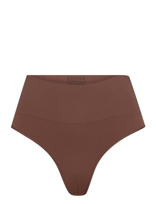 Spanx Ecocare Seamless Shaping Thong Spanx Brown