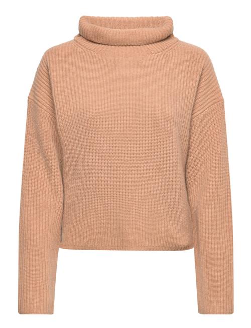 Polo Ralph Lauren Rib-Knit Wool-Cashmere Mockneck Jumper Polo Ralph Lauren Beige