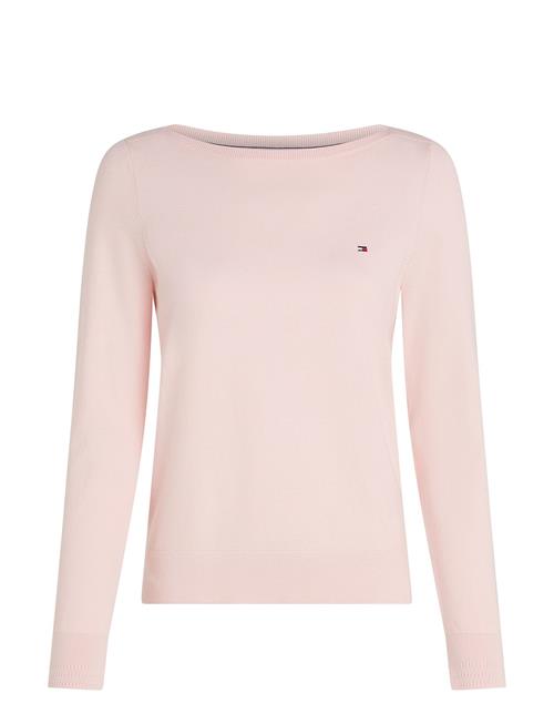 Tommy Hilfiger Co Jersey Stitch Boat-Nk Sweater Tommy Hilfiger Pink