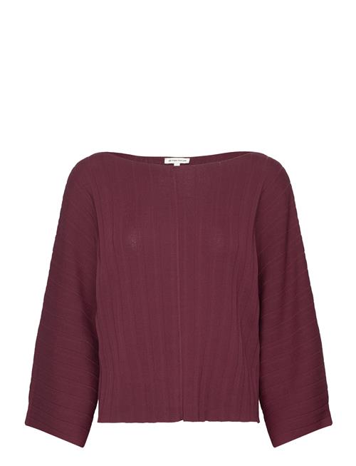 Tom Tailor Knit Rib Pli Tom Tailor Burgundy