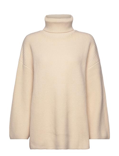 Selected Femme Slfmary Ls Long Knit Roll Neck Selected Femme Cream