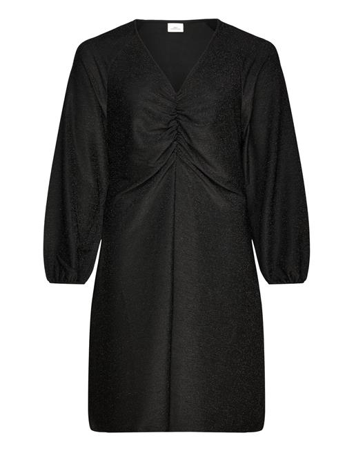 ONLY Carmakoma Carrich L/S Glitter V-Neck Dress Jrs ONLY Carmakoma Black