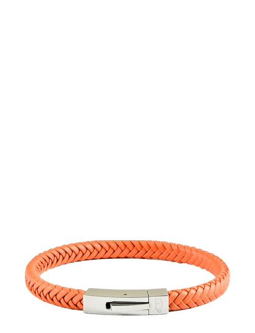 Leather Bracelet Singel Edd. Orange