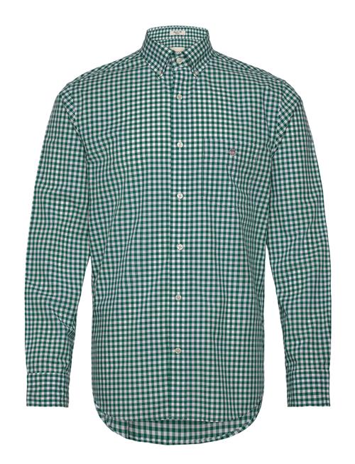 GANT Reg Classic Poplin Gingham Shirt GANT Green