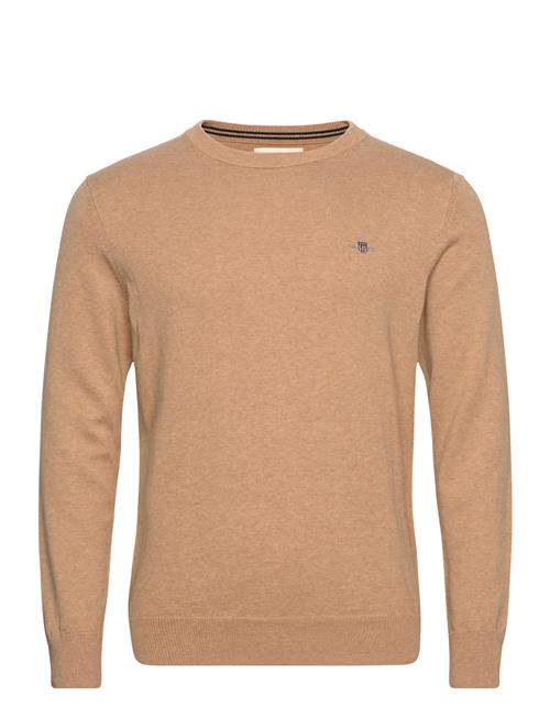 Classic Cotton C-Neck GANT Beige