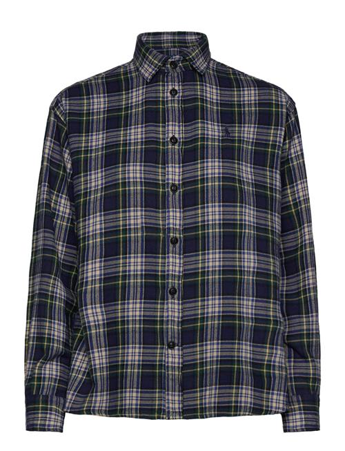 Polo Ralph Lauren Relaxed Fit Plaid Cotton Twill Shirt Polo Ralph Lauren Navy