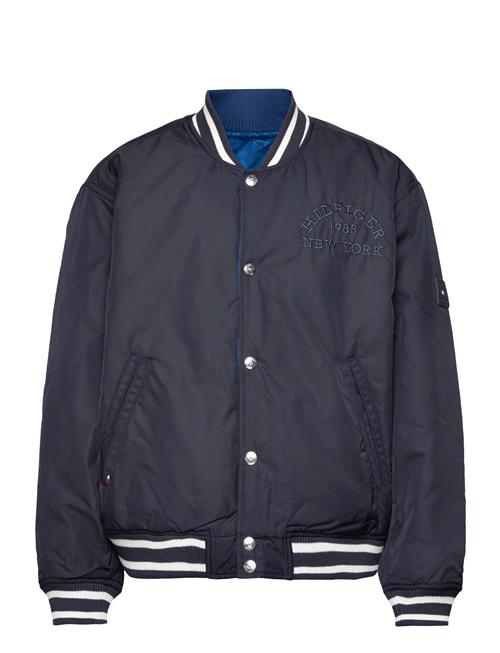 Tommy Hilfiger Reversible Jacquard Bomber Tommy Hilfiger Blue