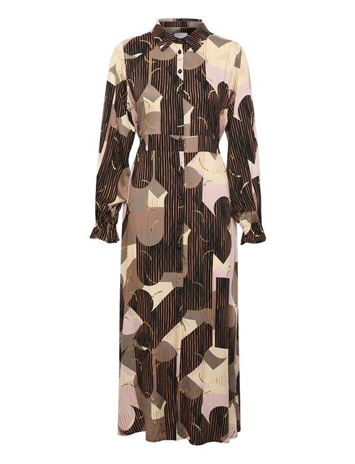 Cuhelena Long Dress Culture Brown