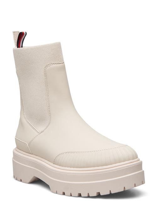 Tommy Hilfiger Feminine Rubberized Thermo Boot Tommy Hilfiger Cream