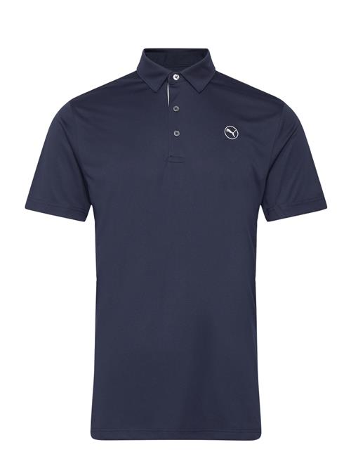 Se PUMA Golf Pure Solid Polo PUMA Golf Navy ved Booztlet