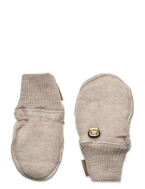 Se mikk-line Wool Mittens Mikk-line Cream ved Booztlet