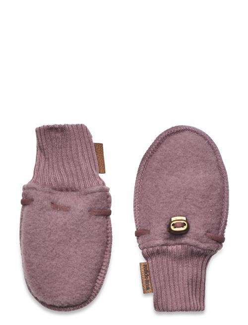 Se mikk-line Wool Mittens Mikk-line Purple ved Booztlet