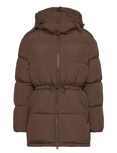 GANT Mid Length Down Jacket GANT Brown