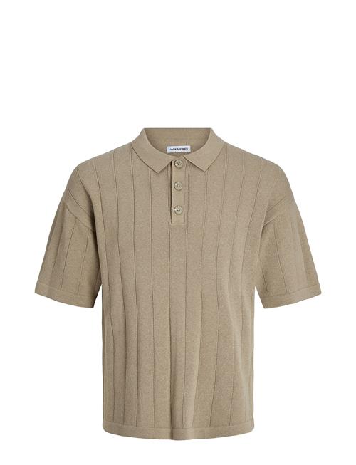 Jack & Jones Jjmarco Knit Ss Polo Jack & J S Beige