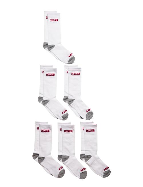 Se Levi's® Core Regular Length Socks 6-Pack Levi's White ved Booztlet