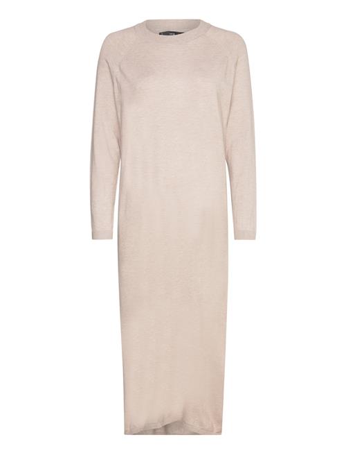 Round-Neck Knitted Dress Mango Cream