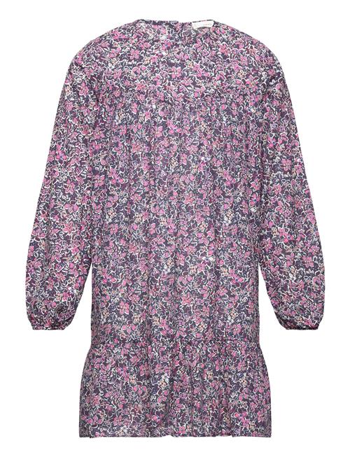 Mango Floral Print Dress Mango Purple