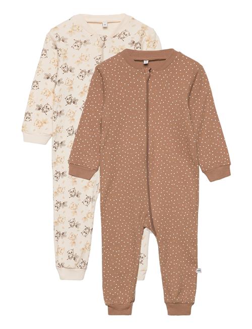 Nightsuit -Zipper Pippi Patterned