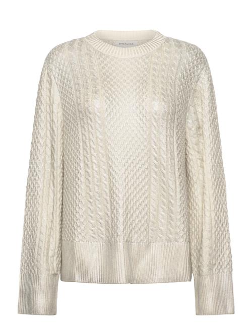 Malina Quinn Thin Turtleneck Wool Top Malina Cream