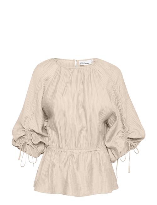 Karen By Simonsen Nomakb Blouse Karen By Simonsen Beige