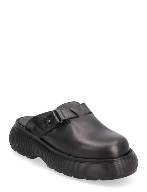 Se Garment Project Cloud Clog - Black Leather Garment Project Black ved Booztlet