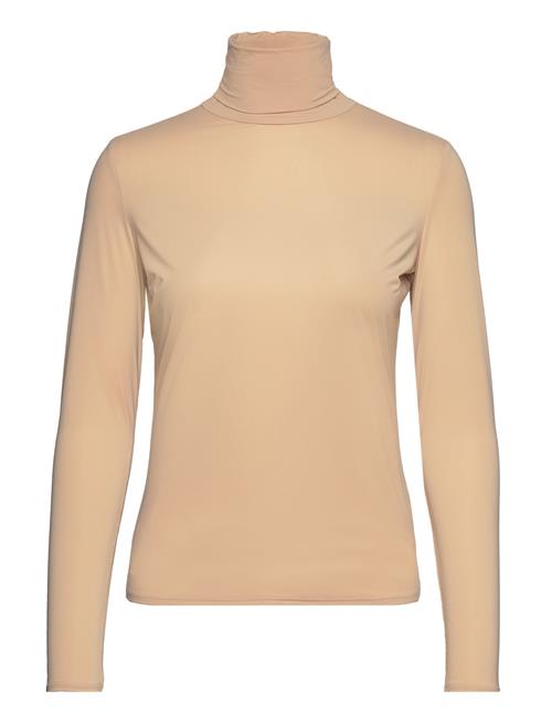 Notes du Nord Melanie High Neck Blouse Notes Du Nord Beige