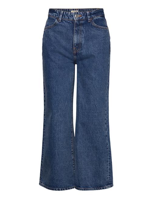 Se Lindex Trousers Denim Jackie Cr Retro Lindex Blue ved Booztlet